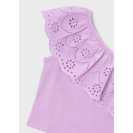 〈mayoral〉one shoulder tops (pink) ※KIDS