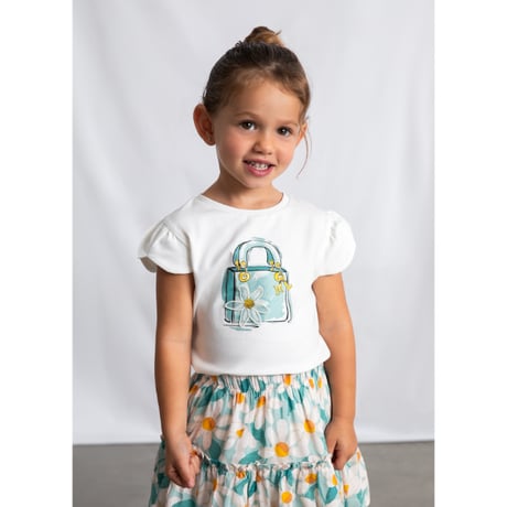 〈mayoral〉Bag T-shirt(mint) ※KIDS
