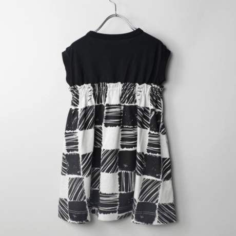 〈MAAROOK〉Block check print dress ※BABY/KIDS/JUNIOR