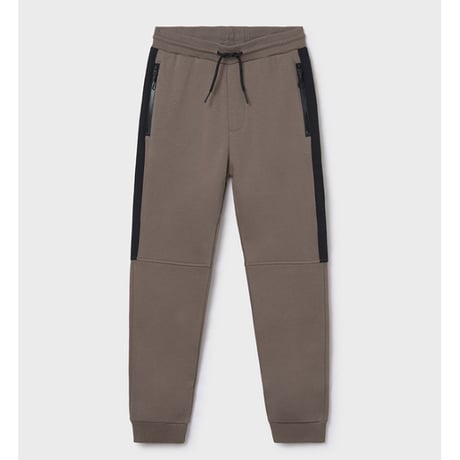 〈mayoral〉Jersey pants with side stripes (beige) ※JUNIOR