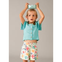 〈mayoral〉Palm tree print shorts (multi color) ※KIDS