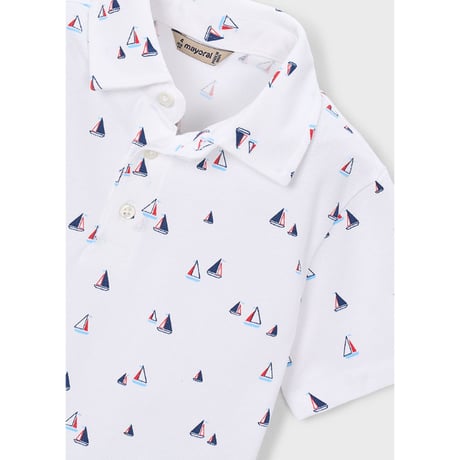 〈mayoral〉Yacht pattern polo shirt ※KIDS