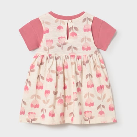 〈mayoral〉Cardigan and dress set (pink) ※BABY