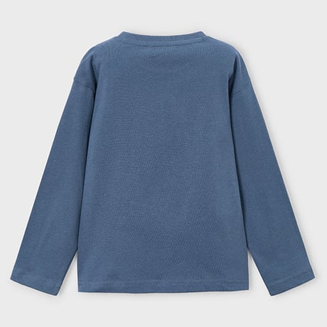 〈mayoral〉sports print top (blue) ※KIDS