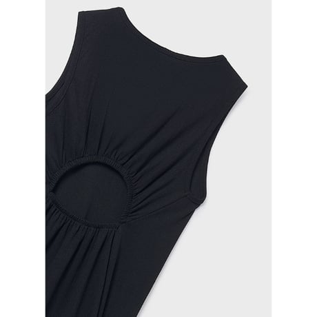 〈mayoral〉Long tight dress (black)※JUNIOR