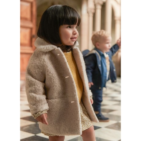 〈mayoral〉raglan coat(cream) ※BABY