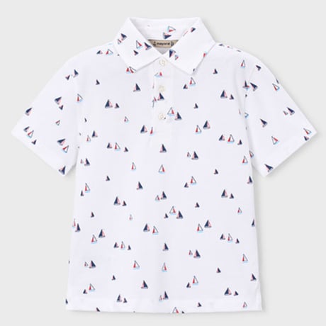 〈mayoral〉Yacht pattern polo shirt ※KIDS