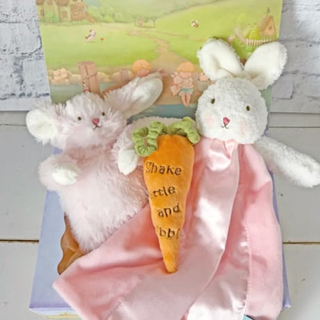〈Bunnies By The Bay〉GIFT BOX set ＋ blanket (Pink)