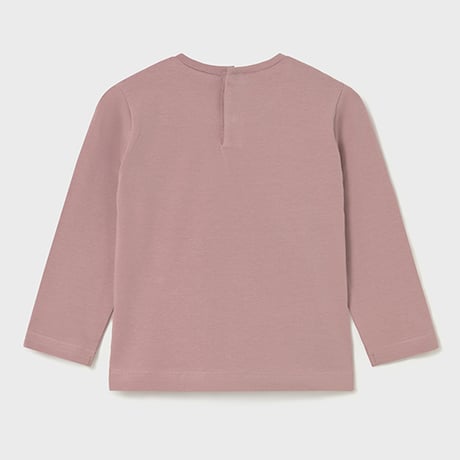 〈mayoral〉Ribbon Print Long Sleeve T-Shirt (pink)※BABY