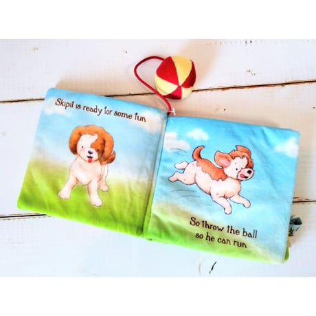 〈Bunnies By The Bay〉“Dog” soft book