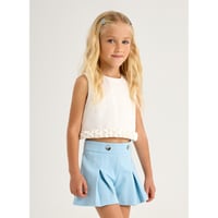 〈mayoral〉pleats shorts (blue) ※KIDS