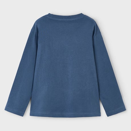 〈mayoral〉 Logo print long sleeve T-shirt (blue) ※KIDS