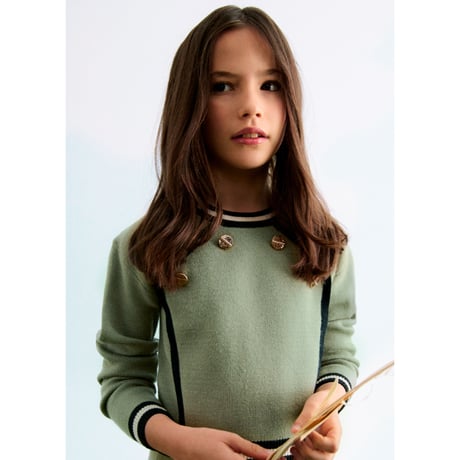 〈Abel&Lula〉knit setup (green) ※KIDS&JUNIOR