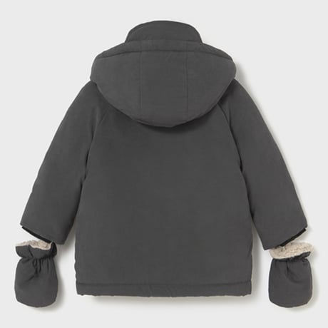 〈mayoral〉Hoodedl coat(charcoal) ※BABY