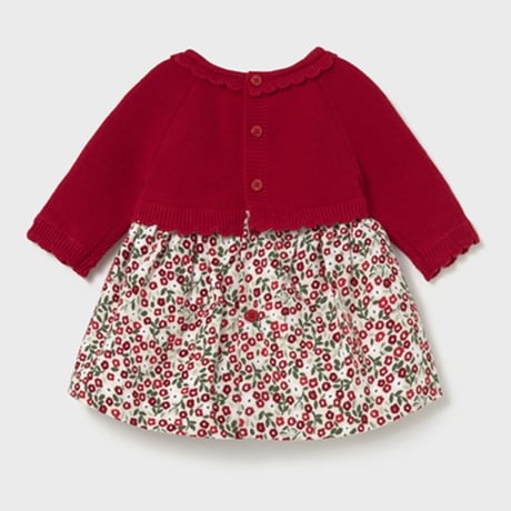 〈mayoral〉 knit one piece (red)※BABY