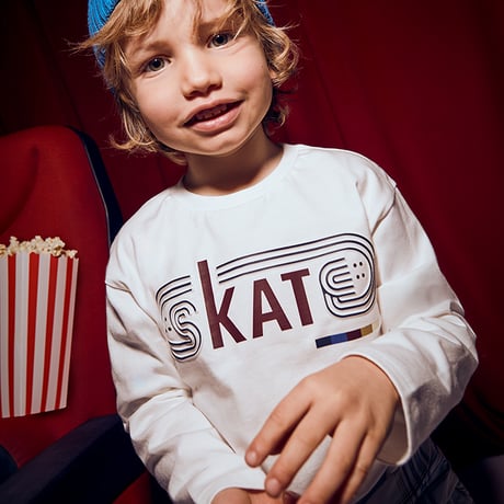 〈mayoral〉3D logo top (white) ※KIDS
