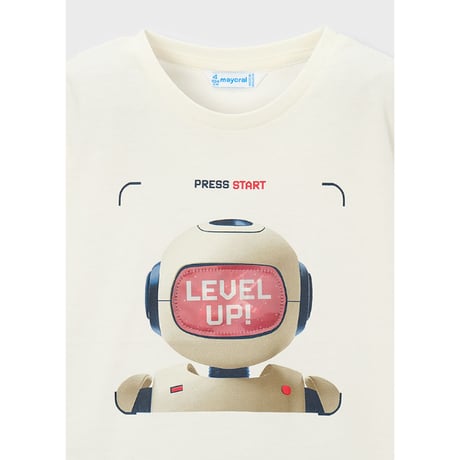 〈mayoral〉Lenticular print T-shirt (white) ※KIDS