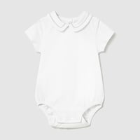 〈mayoral〉Collared bodyall (white) ※BABY