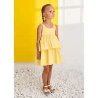 〈Abel&Lula〉Summer dress (lemon yellow) ※KIDS&JUNIOR