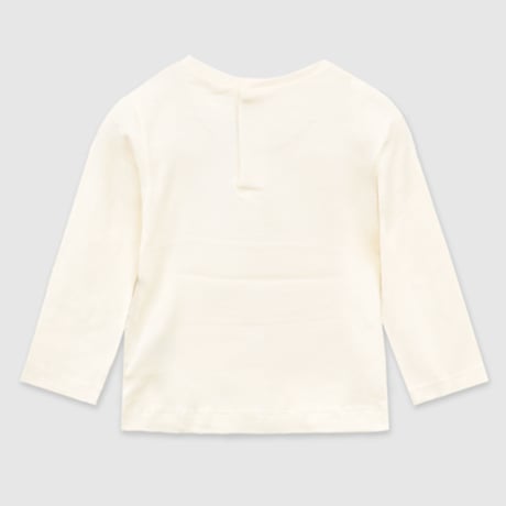 〈mayoral〉Ribbon Print Long Sleeve T-Shirt (off white)※BABY