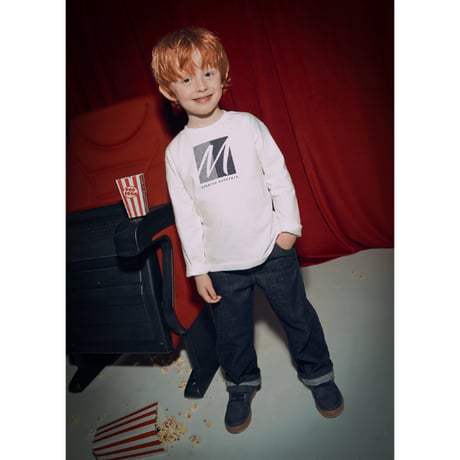 〈mayoral〉"M” logo print tops (white) ※KIDS