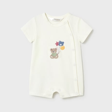 〈mayoral〉rompers 2P Set (white) ※BABY