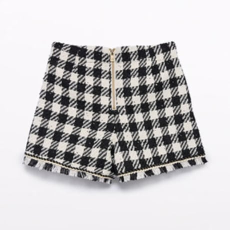 〈Abel&Lula〉tweed shorts (black) ※KIDS&JUNIOR