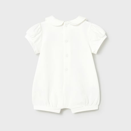 〈mayoral〉Collared romper 2-piece set (green) ※BABY