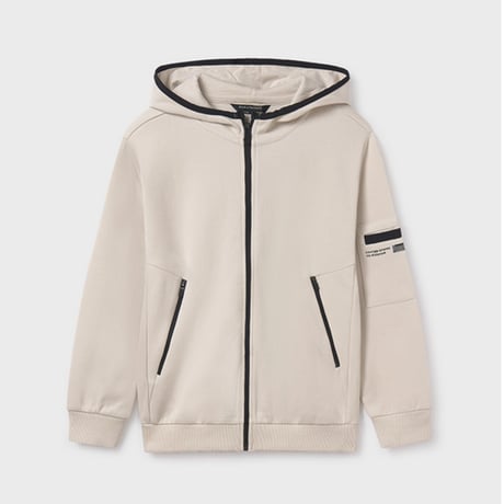〈mayoral〉zip up hoodie(Cream) ※JUNIOR