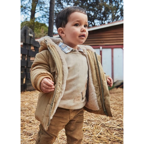〈mayoral〉Hooded coat(beigel) ※BABY