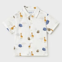 〈mayoral〉Animal print shirt ※BABY
