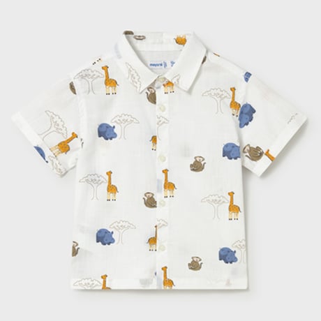 〈mayoral〉Animal print shirt ※BABY