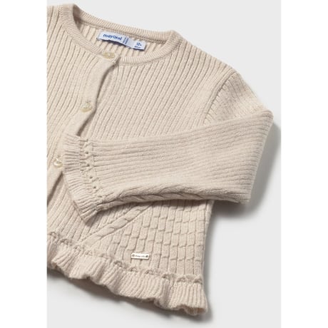 〈mayoral〉knit cardigan (beige) ※BABY
