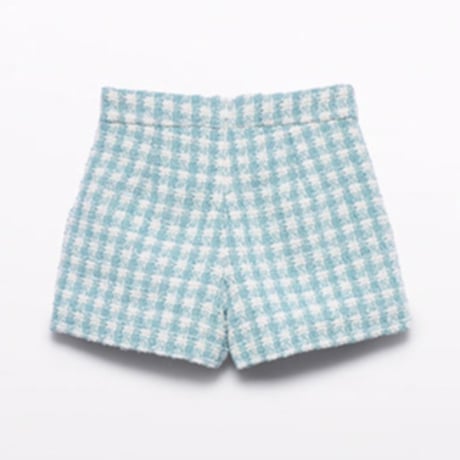 〈Abel&Lula〉tweed shorts (blue) ※KIDS&JUNIOR