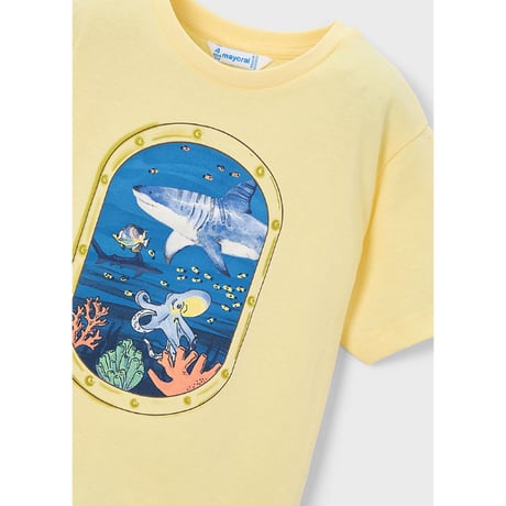 〈mayoral〉Submarine print T-shirt (yellow) ※KIDS