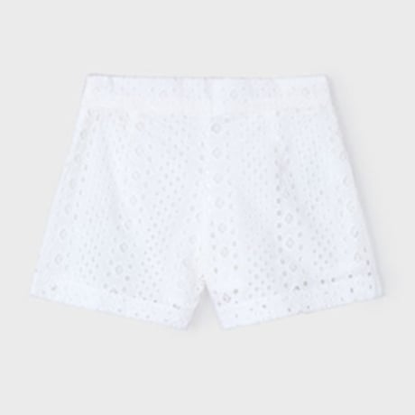 〈mayoral〉lace shorts (white) ※KIDS