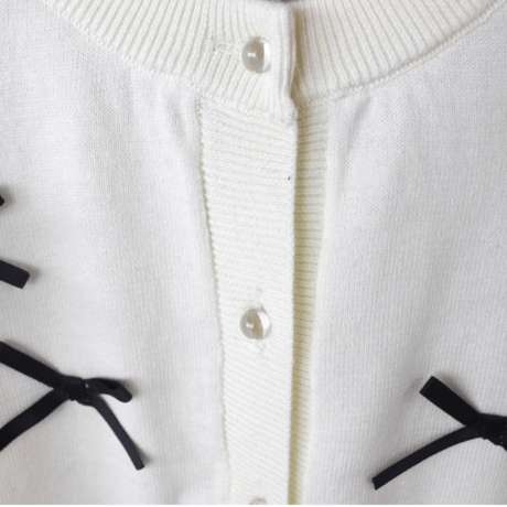 〈MAAROOK〉ribbon knit cardigan ※BABY/KIDS