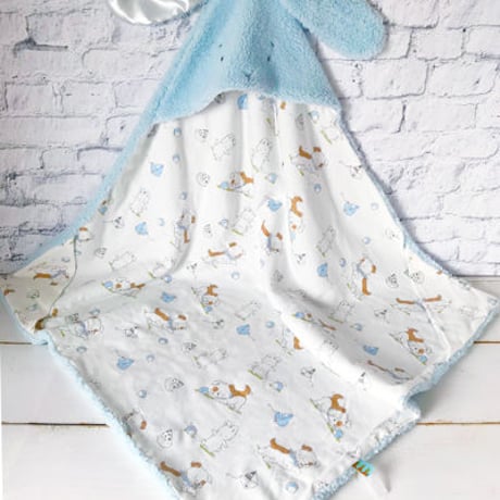 〈Bunnies By The Bay〉GIFT BOX set ＋ blanket (Blue)