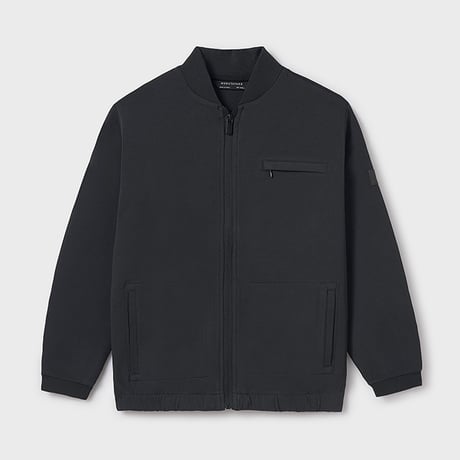 〈mayoral〉Jersey zip-up (charcoal) ※JUNIOR