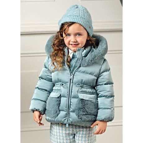 〈Abel&Lula〉short coat (blue) ※KIDS&JUNIOR
