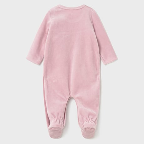 〈mayoral〉Front-opening romper 2-piece set (pink) ※BABY