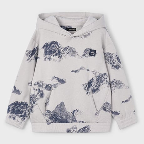 〈mayoral〉mountain print hoodie (gray) ※KIDS