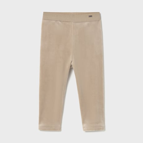 〈mayoral〉Velvet leggings (beige) ※BABY