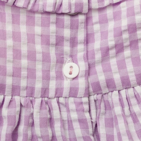 〈Albetta〉Gingham Dress (lavender）※BABY&KIDS