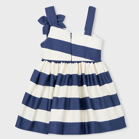 〈mayoral〉Botanical print summer dress (border) ※KIDS