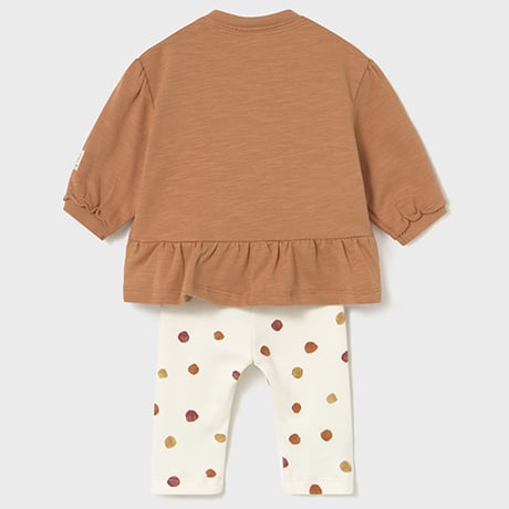 〈mayoral〉 Pullover and leggings 4-piece set (cinnamon) ※BABY