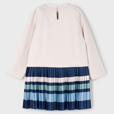 〈mayoral〉Pleated skirt dress (navy) ※KIDS