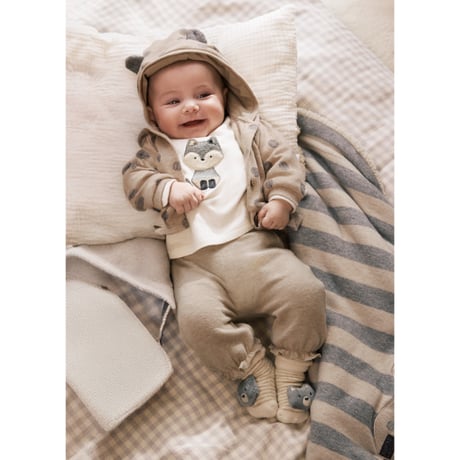 〈mayoral〉Baby wear 3-piece set (dot) ※BABY