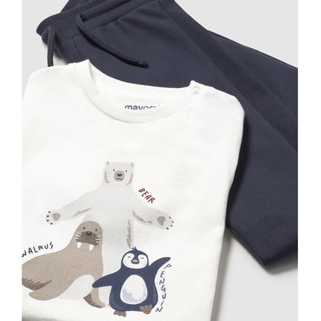 〈mayoral〉3-piece baby clothes set (walras) ※BABY