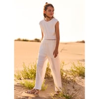 〈mayoral〉Tops and pants set (white)※JUNIOR